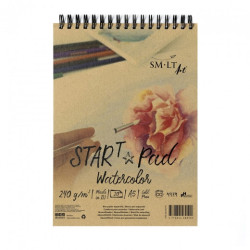 Blok SM-LT art start pad watercolor 240g 20ark A5 spiral