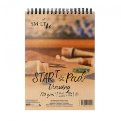 Blok SM-LT art start pad drawing 170g 20ark A5 spiral