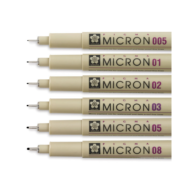 Sakura pigma micron cienkopis - sklep plastyczny - szał dla plastyków