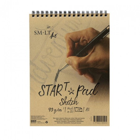 Blok SM-LT art start pad sketch 90g 20ark A5 spiral