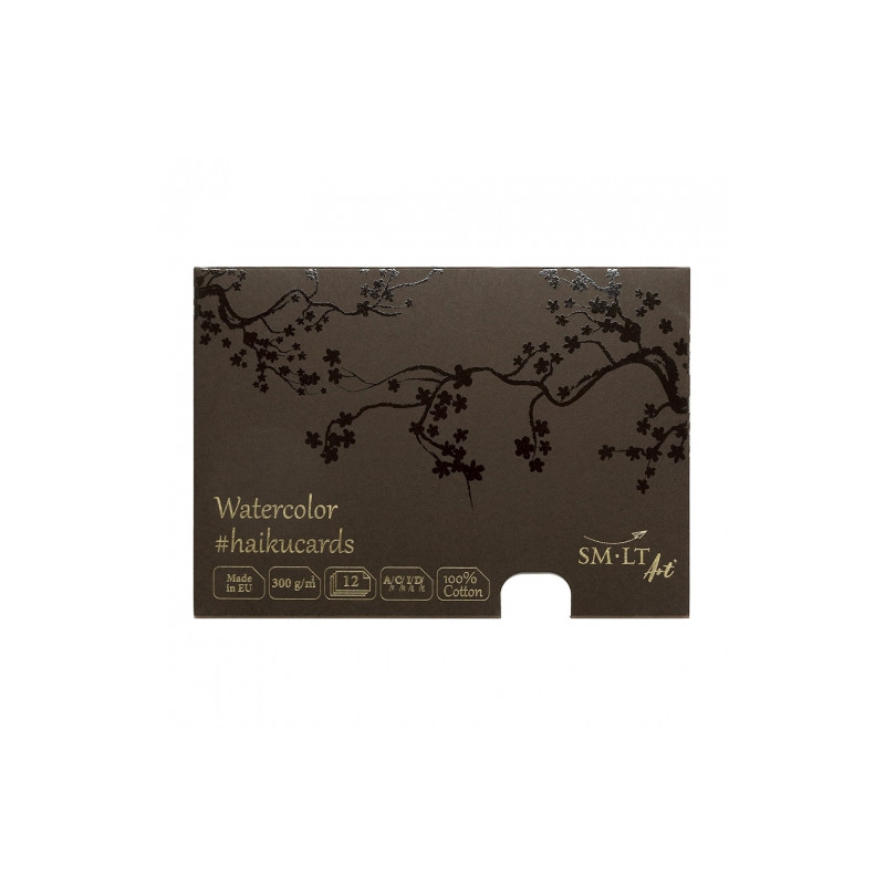 Haiku SM-LT watercolor kartki w pudełku 300g 12ark 14.8x21cm - sklep p