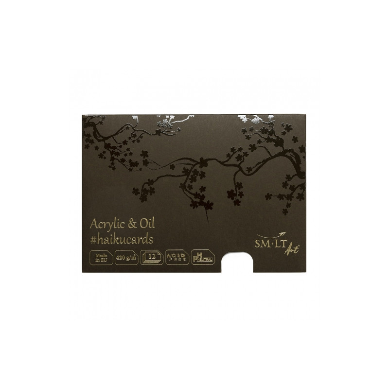 Haiku SM-LT acrylic & oil kartki w pudełku 420g 12ark 14.8x21cm
