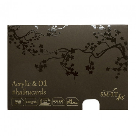 Haiku SM-LT acrylic & oil kartki w pudełku 420g 12ark 14.8x21cm - skle