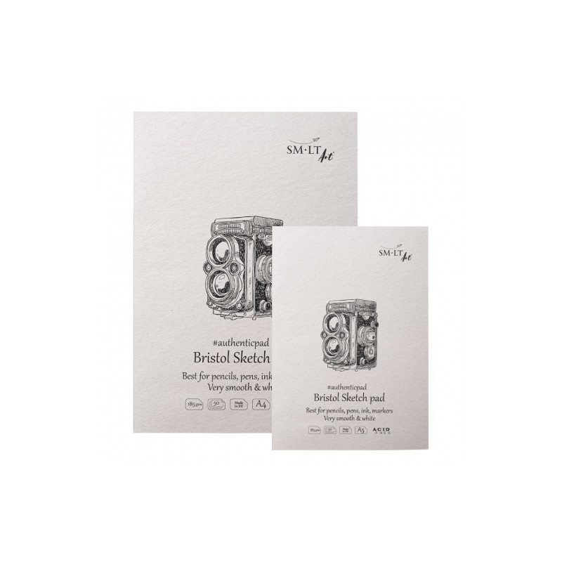 SM-LT art authentic bristol pad 185g