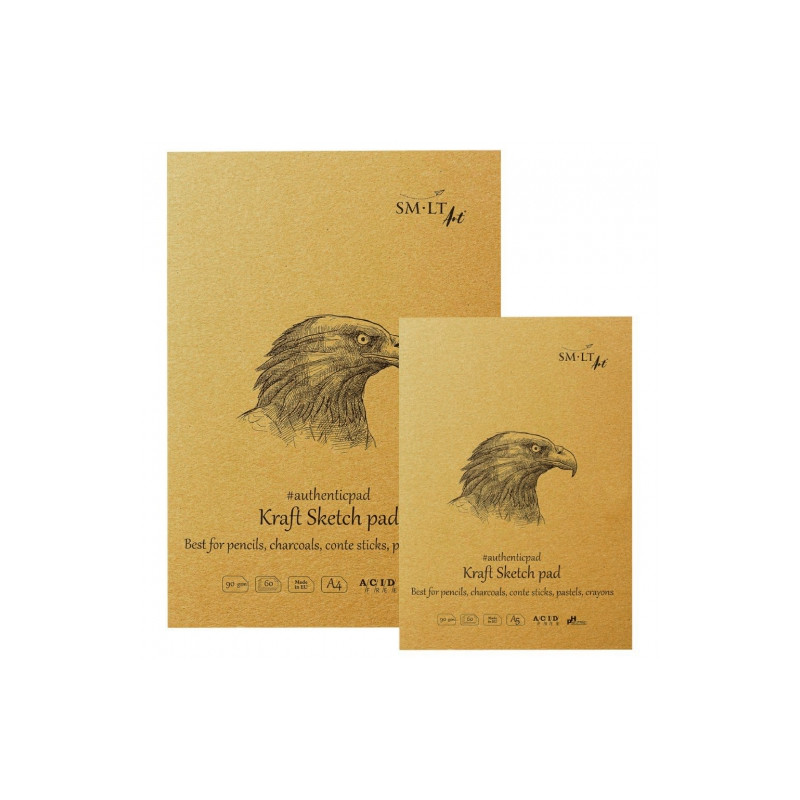 SM-LT kraft sketch pad 90g 60ark