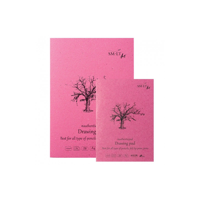Blok SM-LT drawing pad 120g 60ark - sklep plastyczny - szał dla plasty