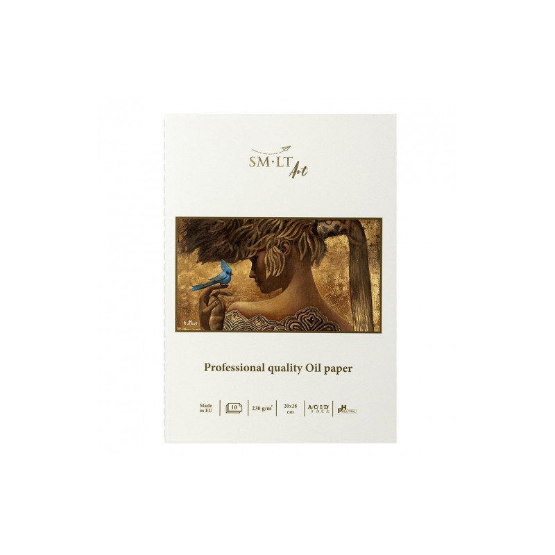 Blok SM-LT art oil do farb olejnych 230g 10ark 20x28cm szyty - sklep p