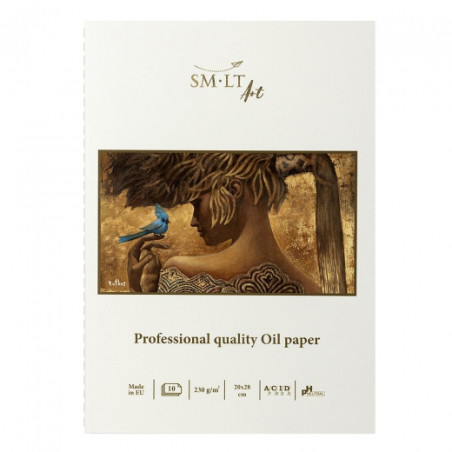 Block SM-LT art oil 230g 10ark 20x28cm sewn