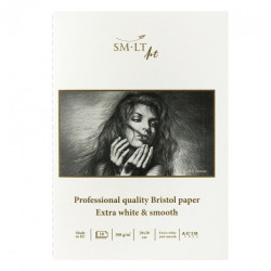 Blok SM-LT art bristol pad 308g 10ark 20x28cm - sklep plastyczny - sza