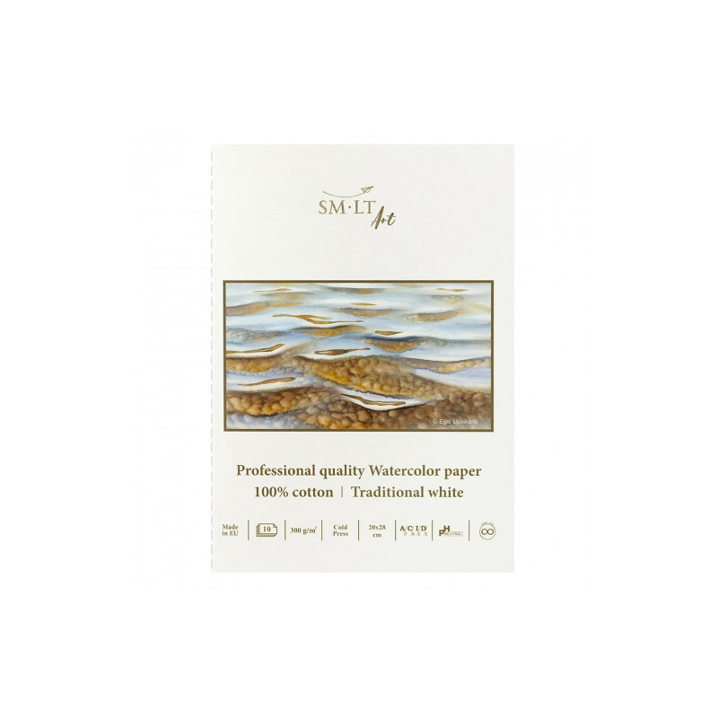 Blok SM-LT art watercolor pad 300g 10ark 20x28cm