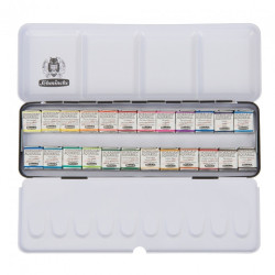 Schmincke horadam aquarell set of 24 half-pan metal box