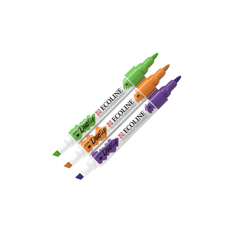 Talens ecoline duo tip - sklep plastyczny - szał dla plastyków