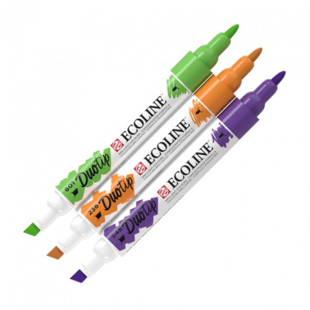 Talens ecoline duo tip - sklep plastyczny - szał dla plastyków