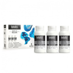 Liquitex set of pouring mediums 3x118ml- sklep plastyczny szał dla pla