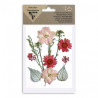 Clairefontaine dried flowers red
