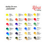 Rosa Gallery classic set of 24 watercolors in a cube, cardboard packag