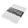 Rosa Gallery classic set of 28 watercolors in a metal cube box
