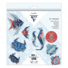 Clairefontaine origami marine fauna 10x10cm, 15x15cm, 20x20cm 70g 60ar