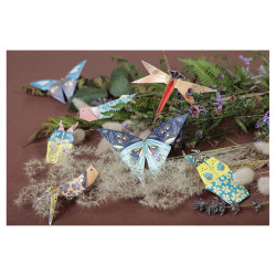 Clairefontaine origami insect decor 10x10cm, 15x15cm, 20x20cm 70g 60ark