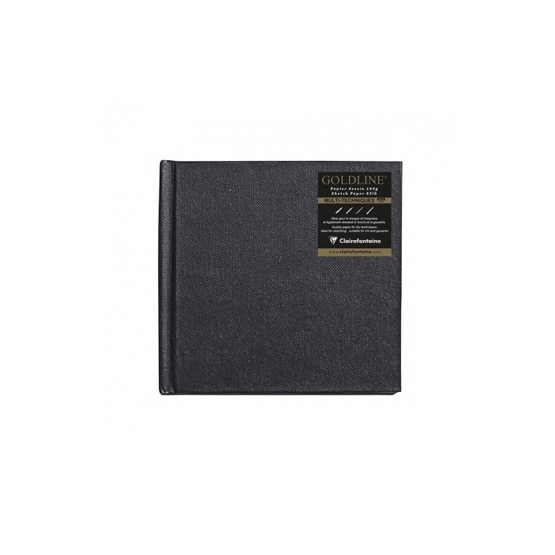Clairefontaine goldline sketchbook white sheets 140g 64 sheets