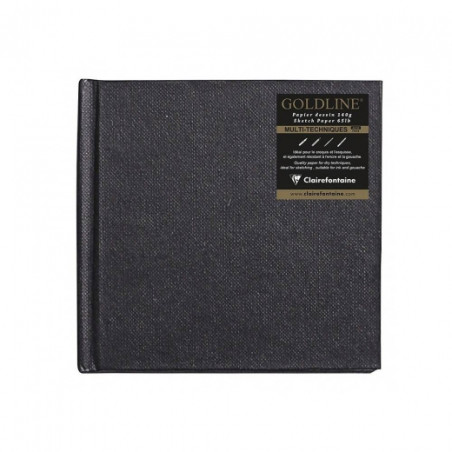 Clairefontaine goldline szkicownik białe kartki 140g 64ark - sklep pla