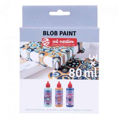 Talens art creation blob paint set mint 3x80ml