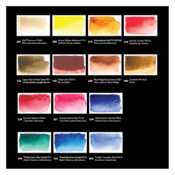Szmal aquarius mixing palette set 14 watercolors