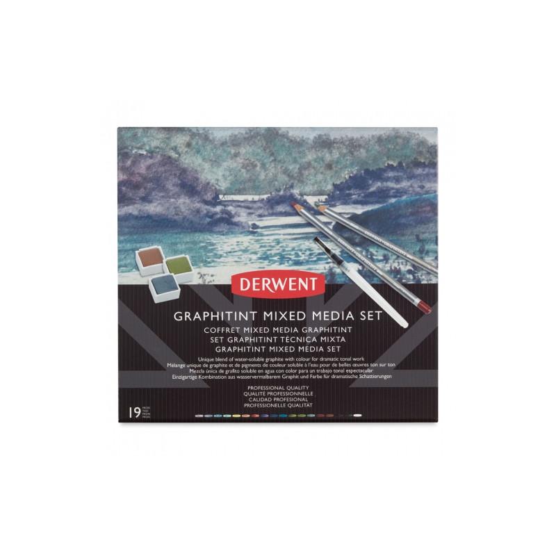 Derwent graphitint mixed media set