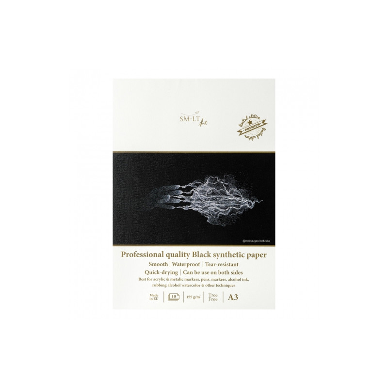 Blok SM-LT professional black synthetic 155g 10ark