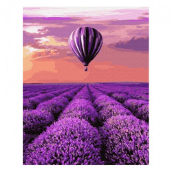 Brushme painting by numbers  40x50cm 23 col the fields of lavender in