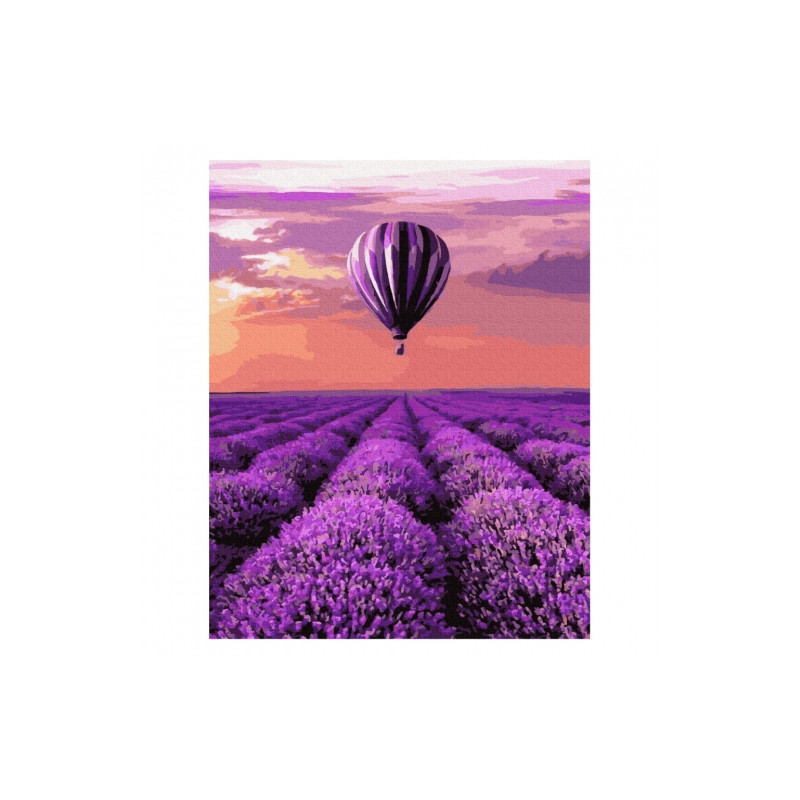 Brushme painting by numbers  40x50cm 23 col the fields of lavender in