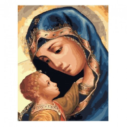 Brushme painting by numbers 40x50cm 27 col Mary