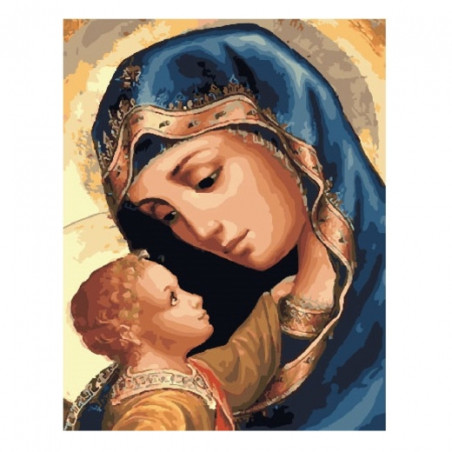 Brushme painting by numbers 40x50cm 27 col Mary