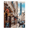 Brushme painting by numbers 40x50cm paris street