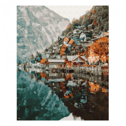 Brushme painting by numbers 40x50cm 26 col Hallstatt