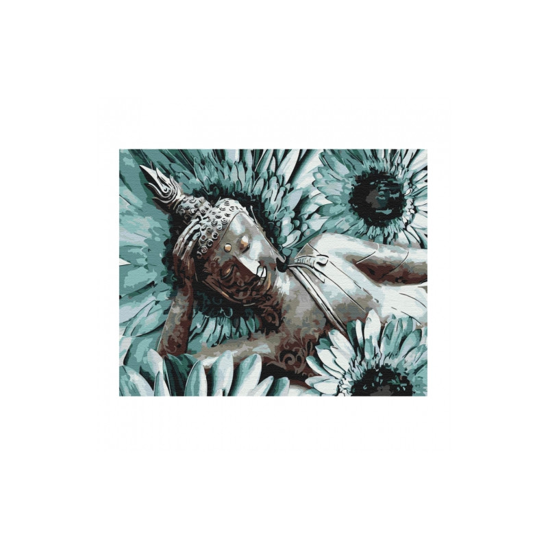 Brushme numerowanka 40x50cm 16 kol Budda, malowanie po numerach- sklep