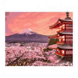 Brushme painting by numbers 40x50cm 23 japanese landscape