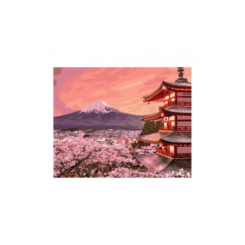 Brushme painting by numbers 40x50cm 23 japanese landscape