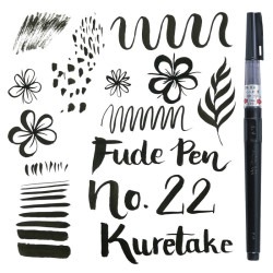 Kuretake zig fude pen no.22 - sklep plastyczny - szał dla plastyków
