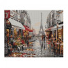 Brushme painting by numbers 40x50cm 23 col Paris after rain