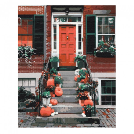 Brushme painting by numbers 40x50cm 22 col autumn on the West Side