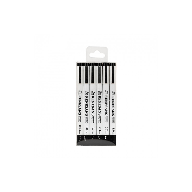 Renesans set of fineliners 6 pcs