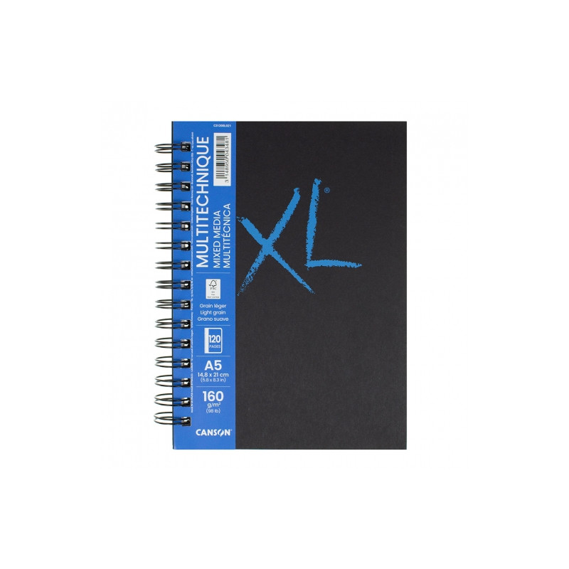 Canson mixed media 160g 60ark spiral sketchbook - art store -.