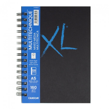 Canson mixed media 160g 60ark spiral sketchbook - art store -.