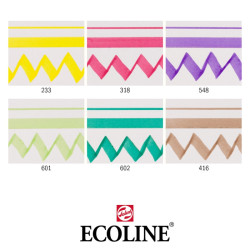 Talens ecoline duo tip botanic set of 6 pens