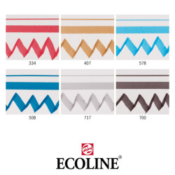 Talens ecoline duo tip urban landscape set zestaw 6 pisaków - sklep pl