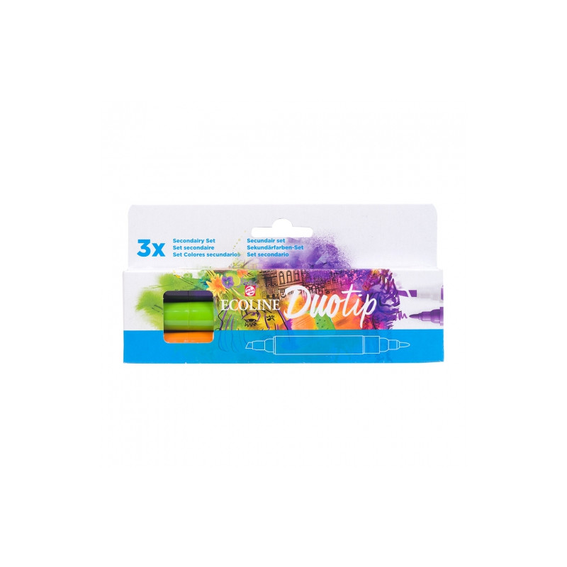Talens ecoline duo tip secondairy set of 3 pens