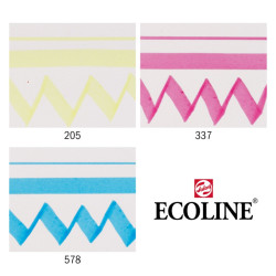 Talens ecoline duo tip primary set of 3 pens