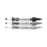 Talens ecoline duo tip black & grey set zestaw 3 pisaków - sklep plast