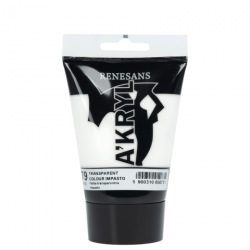 Renesans acrylic transparent paint impasto 100ml